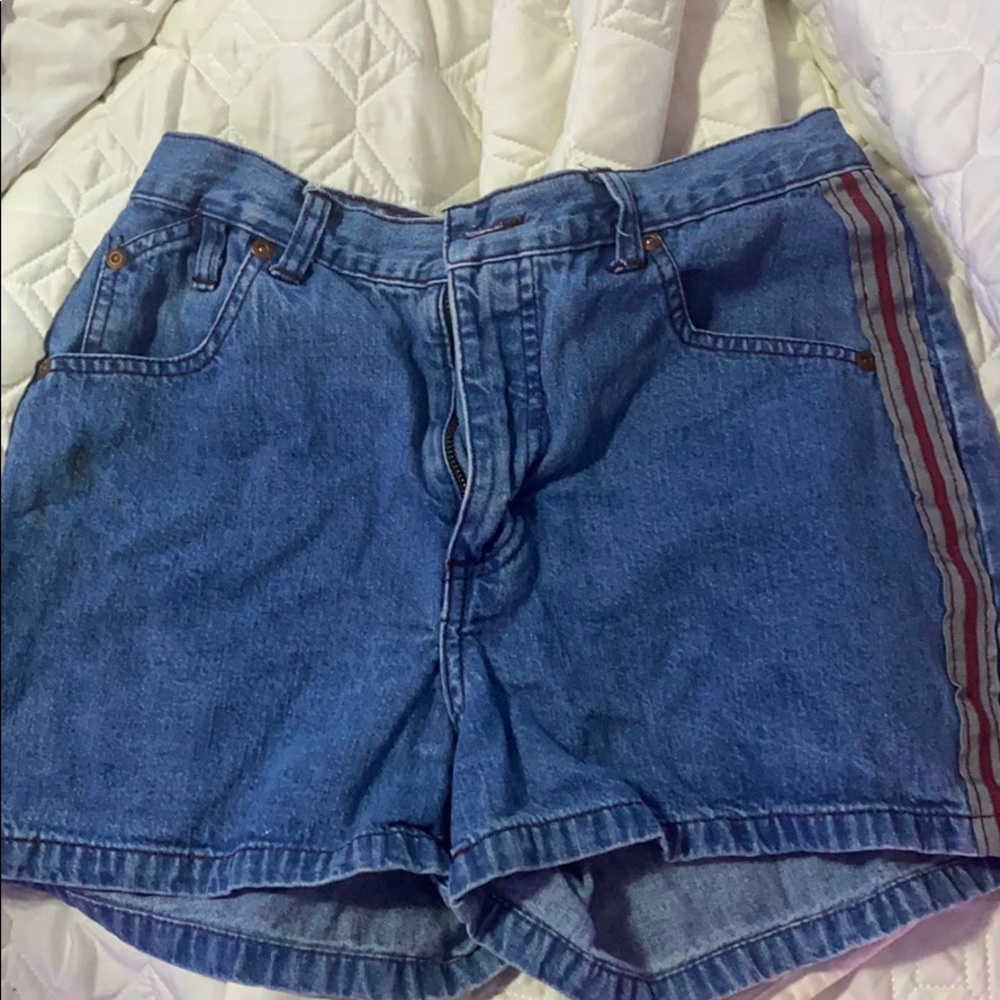 Vintage Blue Mom Shorts